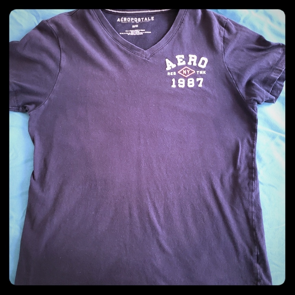 Aeropostale Men's V-Neck Tee